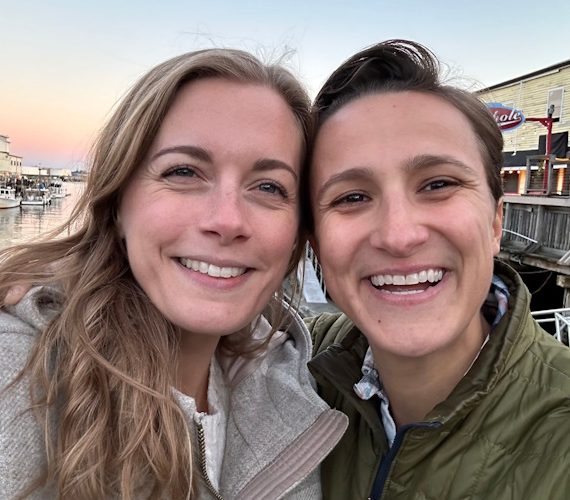 Dean and Jess by the water